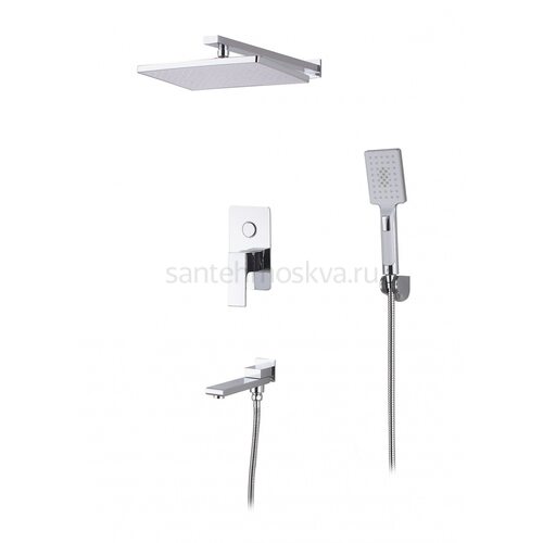28065 Встроенный смес для душа с 3-функ. (6/1шт) Л/К