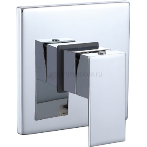 5103 Смеситель встраиваемый для душа КВАДРАТ (10/1шт) Л/К