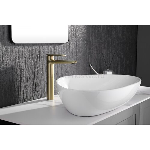 02112-S Смеситель од. для раковины-чаши (ЧЕРНЫЙ) (10/1шт)