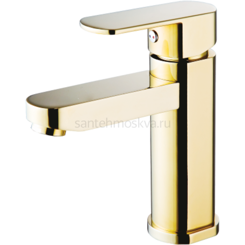 06011-E Смес. для умывальника ЗОЛОТО (10/1шт) Л/К