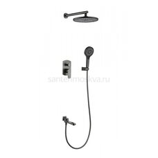GZ06165-Q Смеситель встраиваемый для душа с 3-функ. (ГРАФИТ) GZ06165-Q Смеситель встраиваемый для душа с 3-функ. (ГРАФИТ)