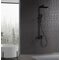 07162-C Душевая система (ЧЕРНЫЙ) (5/1шт)