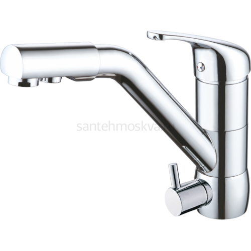 16026 Смеситель од-рыч. для кухни с фильтром (10/1шт) Л/К