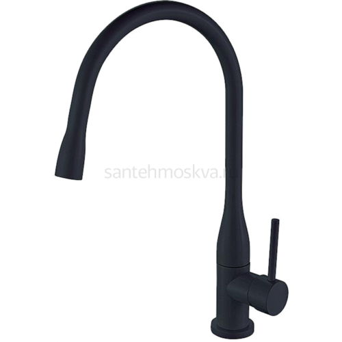 16035-C Смеситель однор. для кухни (ЧЕРНЫЙ) (5/1шт)