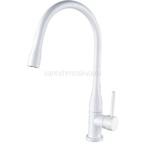 16035-F Смеситель однор. для кухни (БЕЛЫЙ) (5/1шт)
