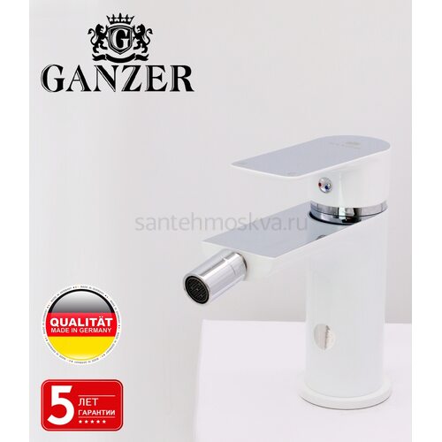 21051-F Смеситель для биде (бел.+хром) (10/1шт) Л/К