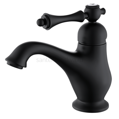 77111-C Смеситель для умыв. (ЧЕРНЫЙ) (10/1шт) Л/К