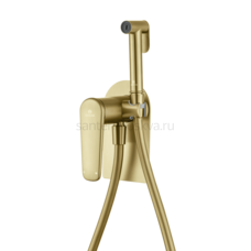 GZ02157-S Смеситель встраиваемый с ГИГ. душем (матовое золото) GZ02157-S Смеситель встраиваемый с ГИГ. душем (матовое золото)
