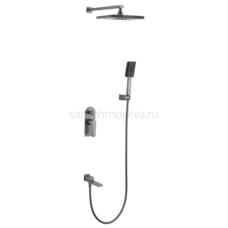 GZ02165-Q Смеситель встраиваемый для душа с 3-функ. (ГРАФИТ) GZ02165-Q Смеситель встраиваемый для душа с 3-функ. (ГРАФИТ)