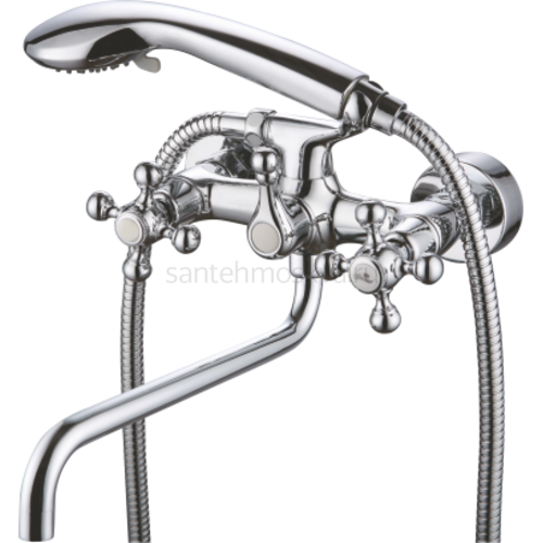 09041 Смеситель 2-ух руч. для ванны (6/1шт)