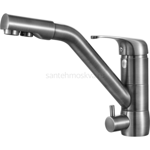 16026-G Смес. для кухни с под. фильт (САТИН) (10/1шт) Л/К