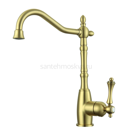 77121-D Смеситель однорычажный для кухни (БРОНЗА) (10/1шт)