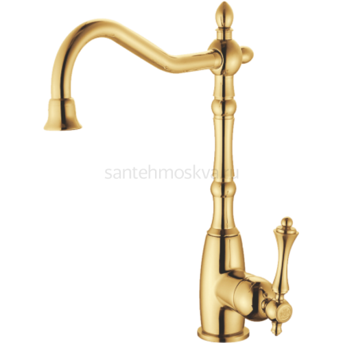 77121-E Смеситель однорычажный для кухни (ЗОЛОТО) (10/1шт)