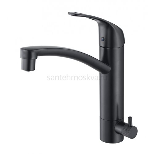 16027-C Смеситель для кухни, под фильтр (ЧЕРНЫЙ) (10/1шт)