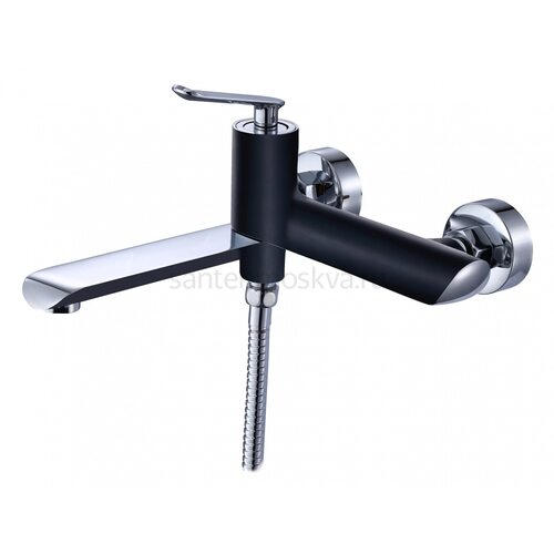 20032-C Смеситель однорыч для ванны кор. (ЧЕРНЫЙ/??) (6/1шт)