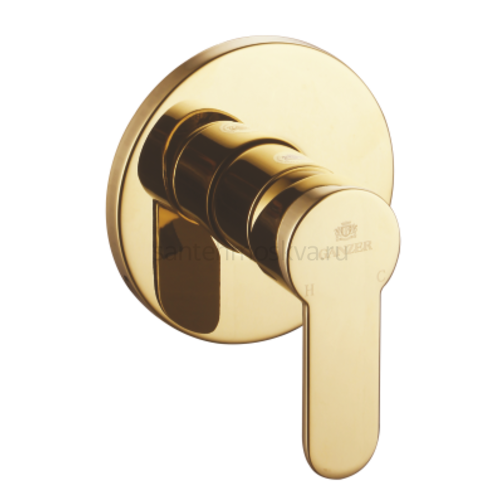 5102-E Смеситель вст. для душа круг. (ЗОЛОТО) (10/1шт) Л/К