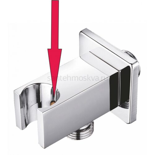 Выход/держ/клапан (квадратный, ХРОМ)