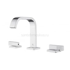 01115 Смеситель на борт раковины (3-отв,ХРОМ) (10/1шт)