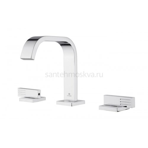 01115 Смеситель на борт раковины (3-отв,ХРОМ) (10/1шт)