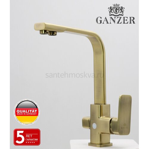 12025-D Смеситель (БРОНЗА) с фильтром (10/1шт) Л/К