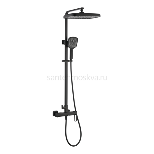 12163-C Душевая система (ЧЕРНЫЙ) (5/1шт)