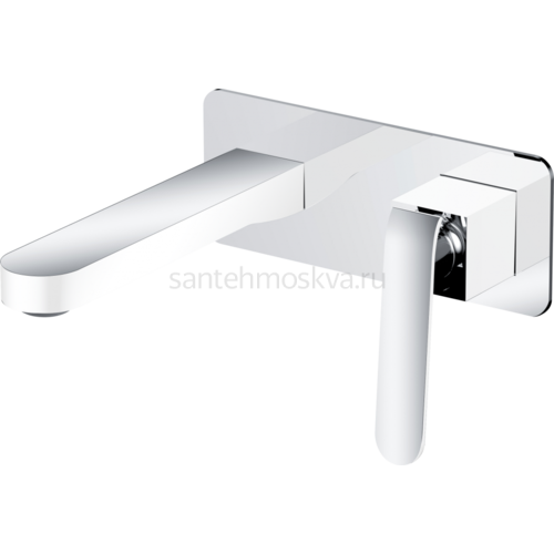 26044-F Смеситель вст. для раковины (бел.+хром) (8/1шт) Л/К