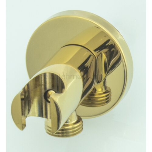 Выход/держ/клапан (круглый, ЗОЛОТО) (50/1шт)