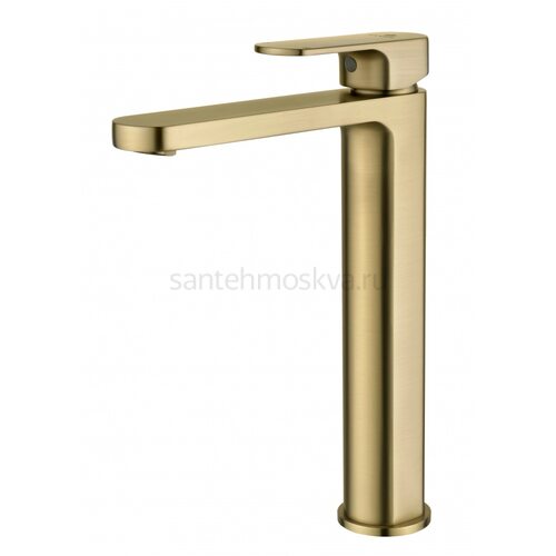 06112-S Смеситель од. для раковины-чаши (матовое золото) (10/1шт)