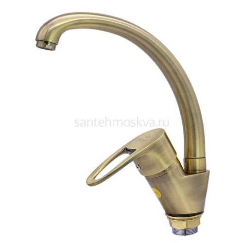 10021-D Смеситель (БРОНЗА) для кухни "