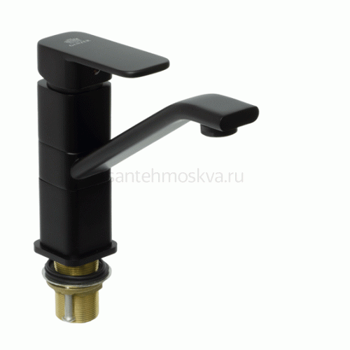 12013-C Смеситель для умывальника (ЧЕРНЫЙ) (10/1шт) Л/К
