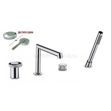 19133 Смеситель на борт ванны (4-отв,ХРОМ) 19133 Смеситель на борт ванны (4-отв,ХРОМ)