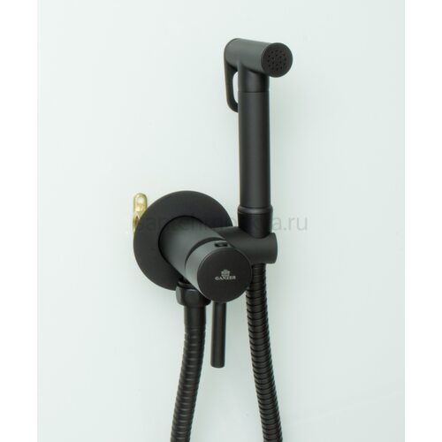 42101-C Set Смеситель встраива. для биде КРУГ. (ЧЕРНЫЙ) (10/1шт)