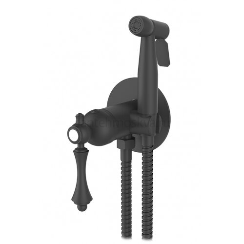 77057-C Комплект встраива. для биде (черный) (10/1шт)