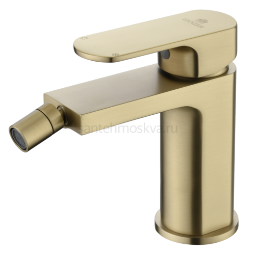 06151-S Смеситель на биде (матовое золото) (10/1шт)