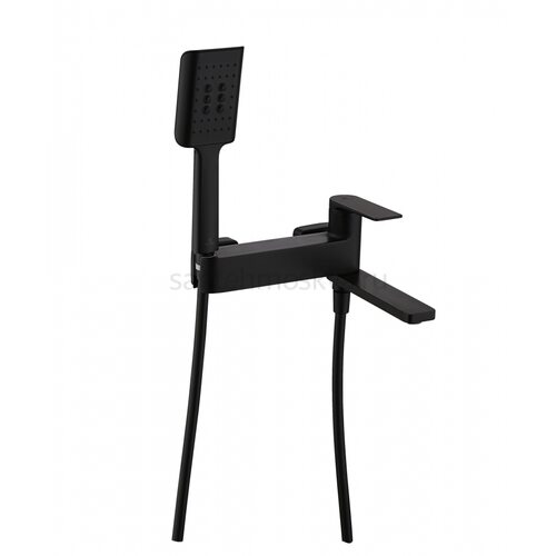 07132-C Смеситель од. для ванны кор. (ЧЕРНЫЙ) (8/1шт)