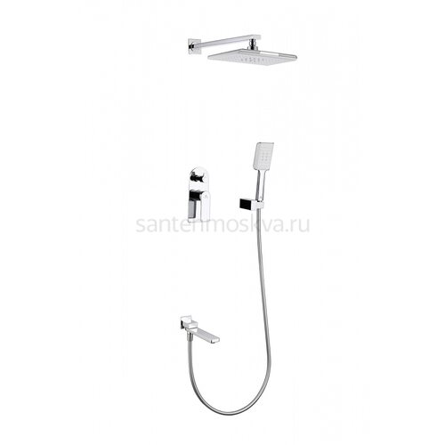 07165 Смеситель встраиваемый для душа с 3-функ. (ХРОМ) (6/1шт)