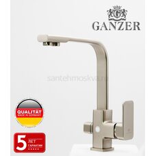 GZ12025-G Смеситель для кухни с фил. САТИН