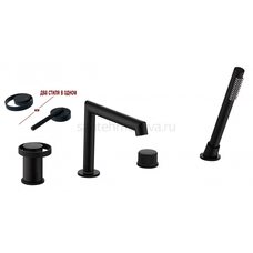 19133-C Смеситель на борт ванны (4-отв,ЧЕРНЫЙ) 19133-C Смеситель на борт ванны (4-отв,ЧЕРНЫЙ)