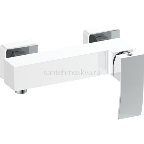 44052-F Смеситель для душа (белый,хром) (6/1шт) Л/К
