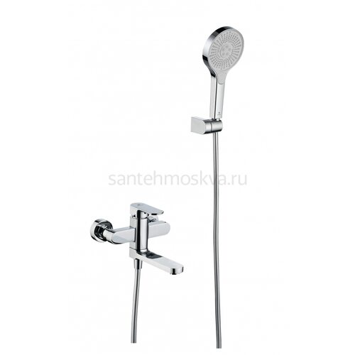 06132 Смеситель од. для ванны кор. (ХРОМ) (8/1шт)