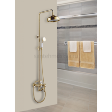 GZ09063-E Двухвент душевой рейлинг ЗОЛОТО GZ09063-E Двухвент душевой рейлинг ЗОЛОТО
