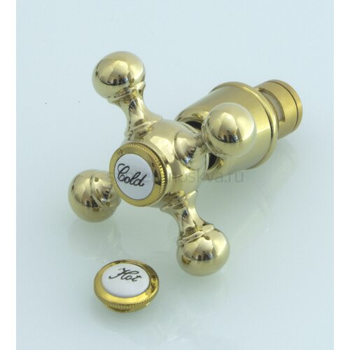 Кран-букса с маховиком (ЗОЛОТО) усиленный (100/1шт)