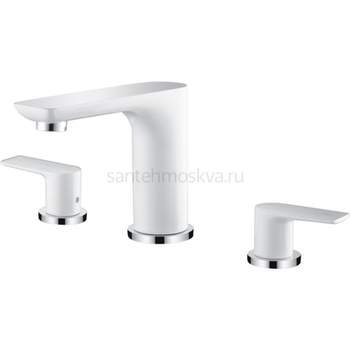 21015-F Смеситель на борт раковины (3-отв) (10/1шт)