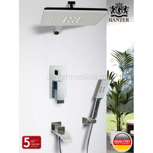 44065 Встроенный смес для душа с 3-функ. (6/1шт) Л/К