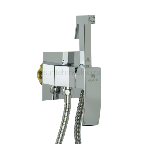 44157 Комплект встраива. для биде (ХРОМ) (10/1шт)