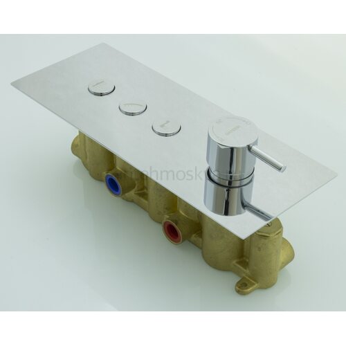 55056 Вст. смес для душа с 3-функ.(квадрат) (6/1шт)