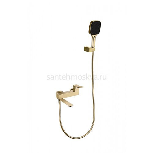 05132-S Смеситель од. для ванны кор. (матовое золото) (8/1шт)