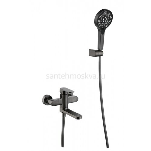 06132-Q Смеситель од. для ванны кор. (ГРАФИТ) (8/1шт)