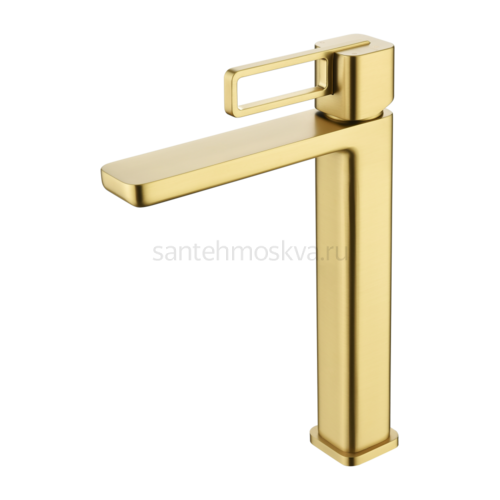 12112-S Смеситель од. для раковины-чаши (матовое золото) (10/1шт)