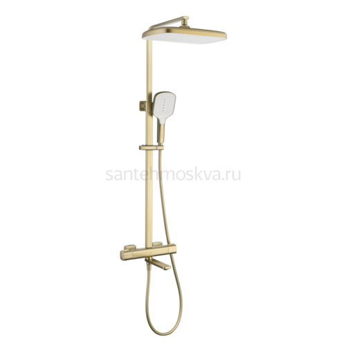 12171-S Душевая система с термостатом (матовое золото) (5/1шт)